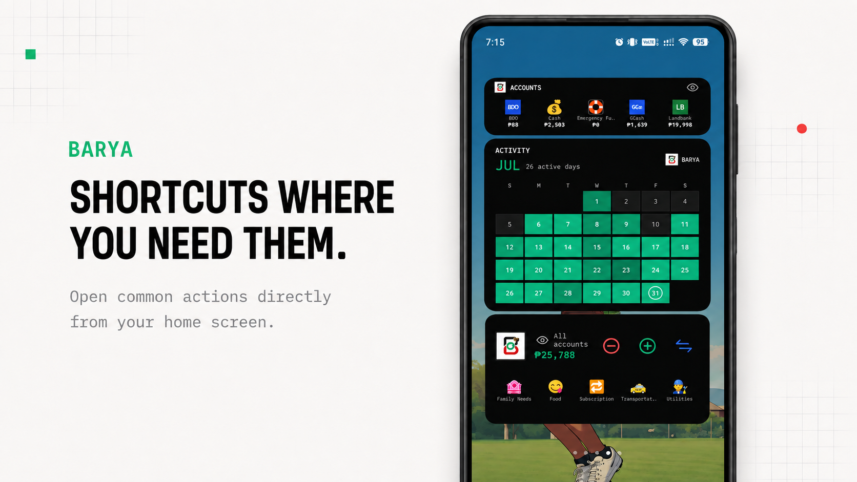 Barya — Personal Finance Tracker project image