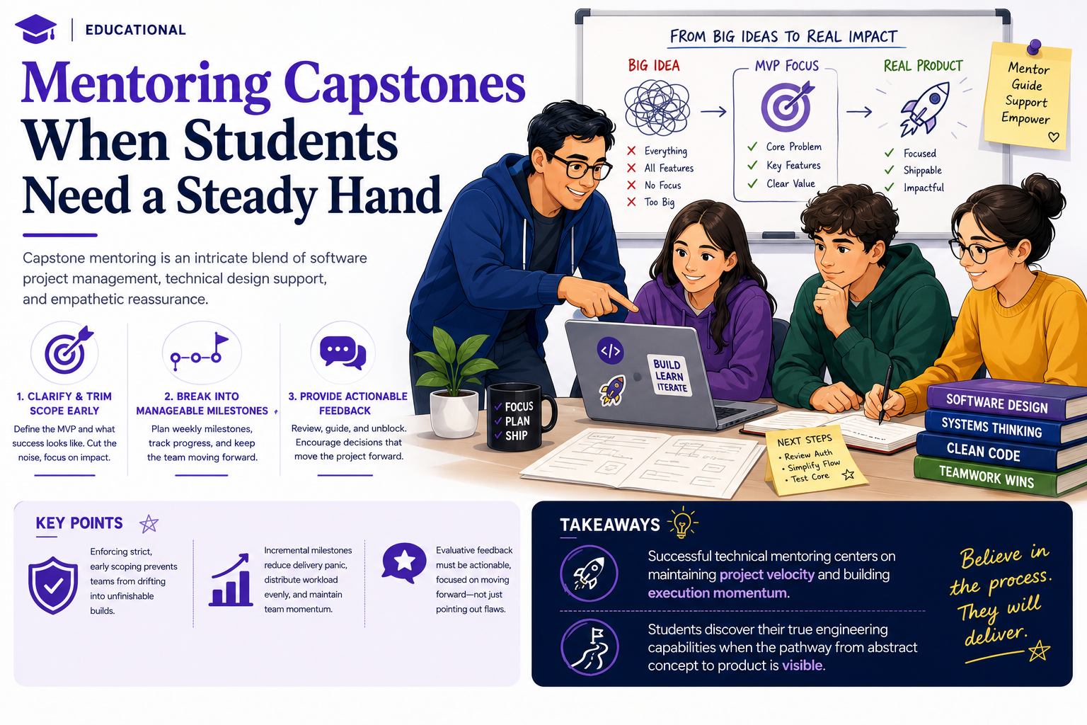 Mentoring Capstones When Students Need a Steady Hand